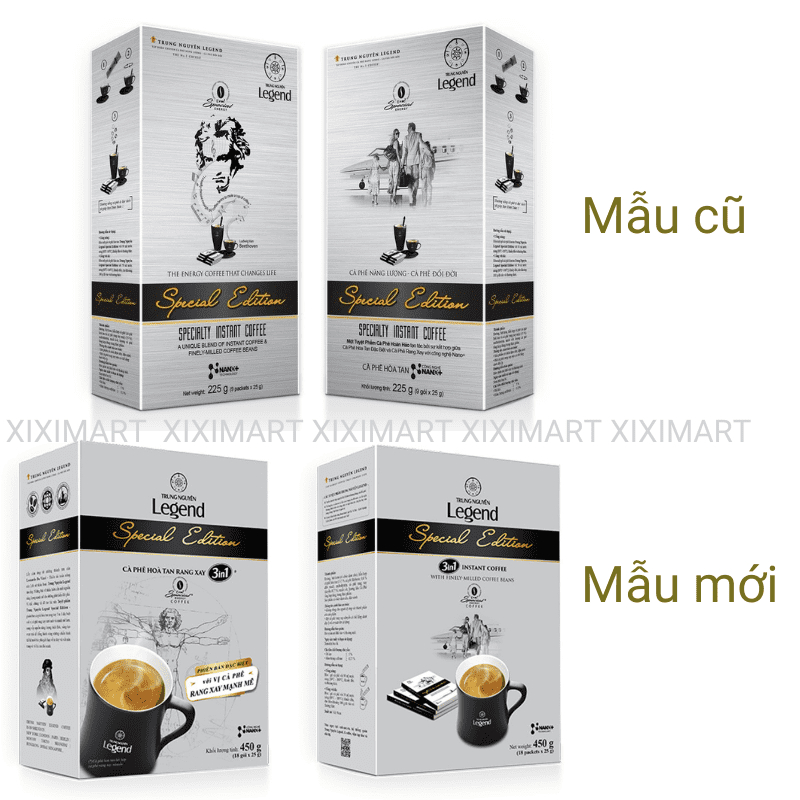 Cà phê hòa tan Special Edition Trung Nguyên Legend 3in1 – hộp 18 gói Xiximart