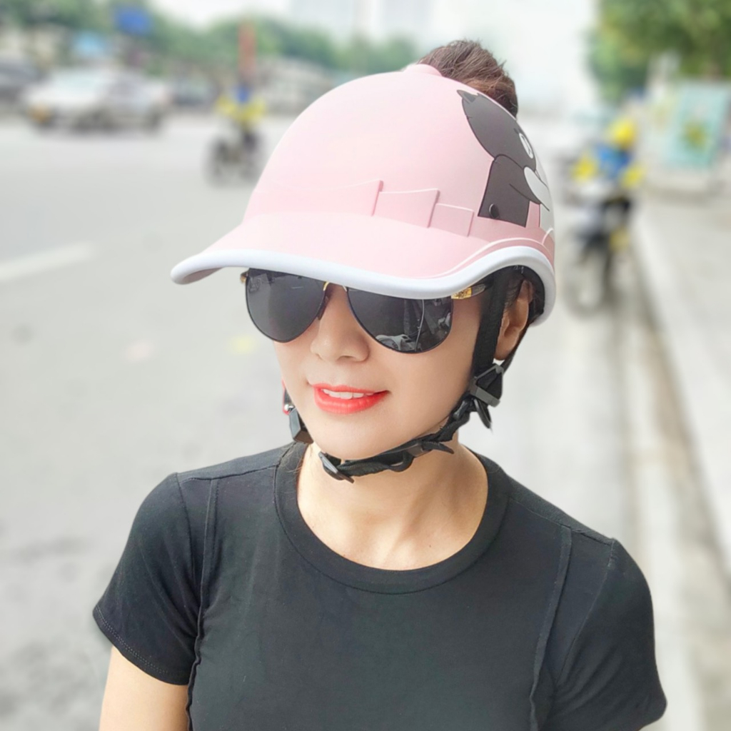 Mũ nón thể thao khoét. LỖ, khoét ĐỈNH thời trang,tóc đuôi gà ,búi cao ,thoáng mát cho mùa hè shopee mubaohiemgiasi