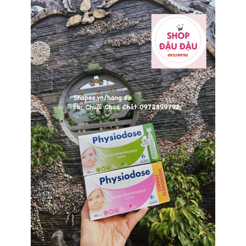 Tép nước muối sinh lý Physiodose/ Gifrer nội địa Pháp