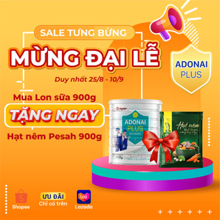 Sữa bột dinh dưỡng ADONAI PLUS WORKERS (900GR) -Sữa uống tăng cân cho người lớn-Sữa uống tăng cân cho người gầy