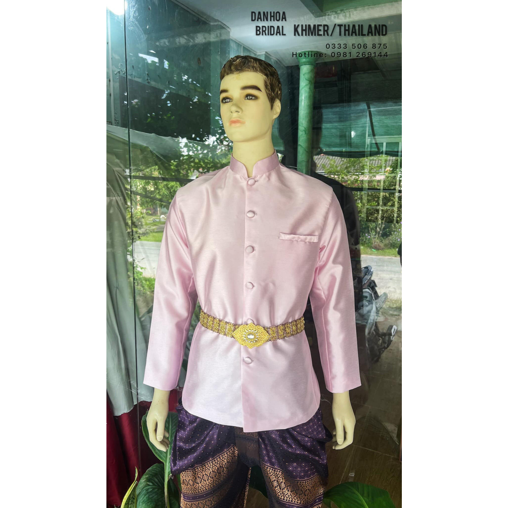 Áo nam Khmer/Thailand