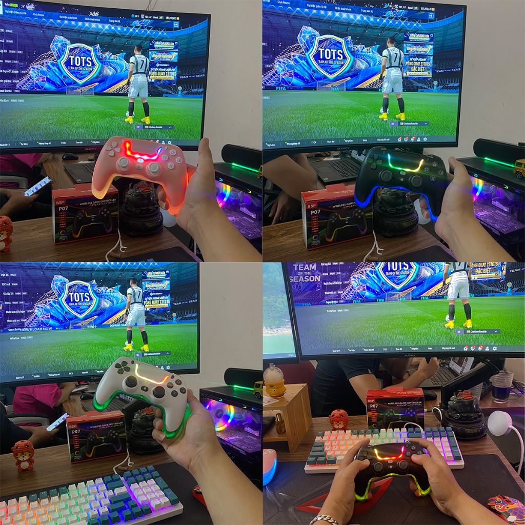 Tay Cầm Chơi Game FO4 kêt nối không dây - có dây, Tay Game PC giá rẻ