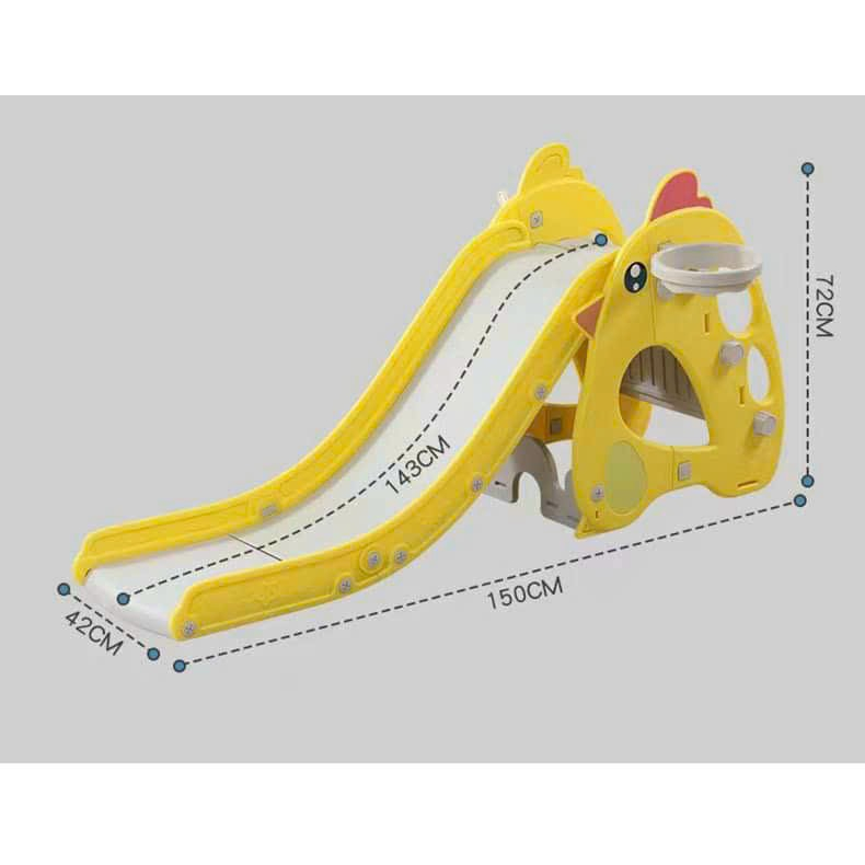 CẦU TRƯỢT CHO BÉ - CẦU TUỘT CHO BÉ CAO CẤP MẪ GÀ CON BẢO HÀNG 12 THÁNG