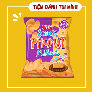 Bánh Snack Phô Mai Miếng Oishi 32gram, đồ ăn vặt