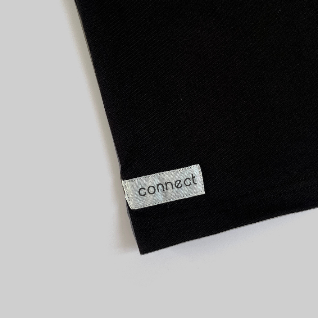 Áo thun nam áo phông nam cotton cổ tròn CONNECT unisex cho nam nữ CONNECT02