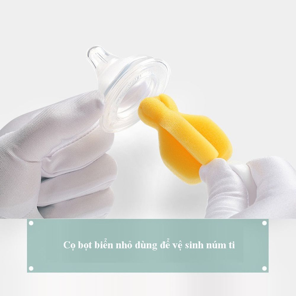 Bộ Cọ Rửa Bình Sữa , Vệ Sinh Bình Sữa 6 chi tiết