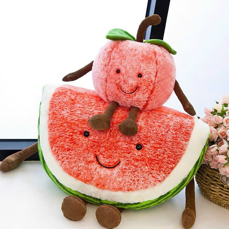Gấu Bông Dưa Hấu Mềm Mịn Kích Thước 25cm Cao Cấp Foxx Store