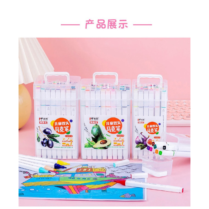 Màu Lông Tô Vẽ 2 Đầu Tiện Dụng