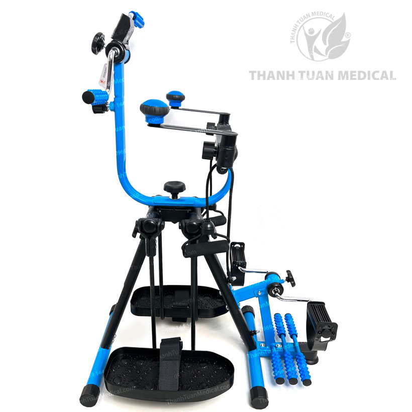 Máy tập phục hồi chức năng 6 in 1 GBM-08 giúp tập bàn tay, khủy tay, bàn chân, cổ chân sau tai biến