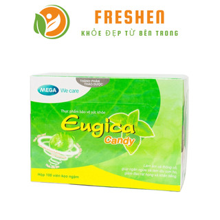 Kẹo Ngậm Thảo Dược Giảm Ho Eugica Candy Hộp 100 Viên