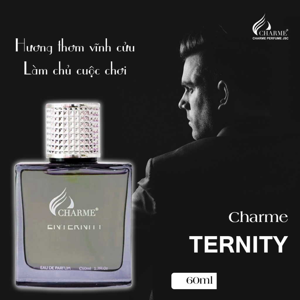 Nước hoa nam Charme Enternity 60ml Nam tính Mạnh mẽ Cá tính
