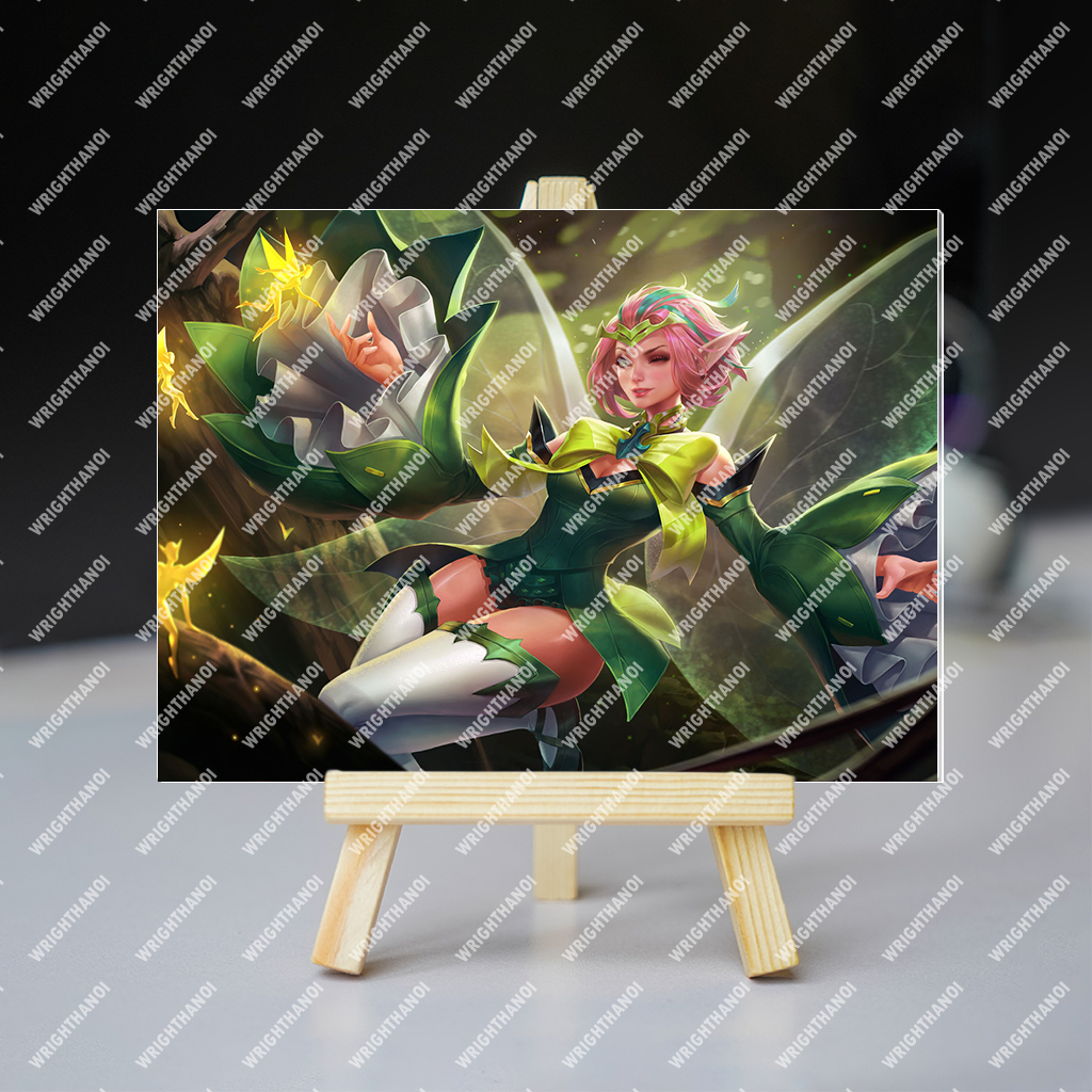 Tranh kính Krixi Liên Quân Mobile Game Moba Arena Of Valor  trang trí góc học tập bàn làm việc