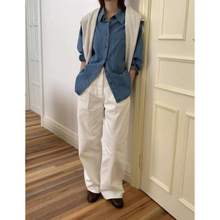 Áo sơ mi denim may ly 80601 CHERRY COCO