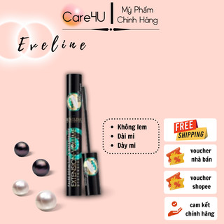 Mascara Eveline không lem, làm dày, dài mi Extension Volume 10ML