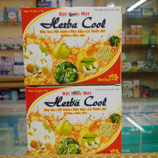 (CAM KẾT CHÍNH HÃNG)bột nước mát thanh nhiệt Herbacol