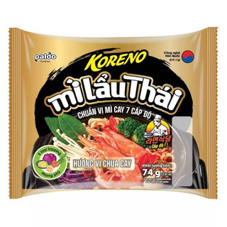 10 gói mì lẩu thái Koreno chuẩn vị mì cay 7 cấp độ