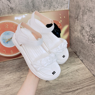 Xăng đan nữ tết nơ siêu xinh đẹp, sandal học sinh mẫu mới 4p dễ thương