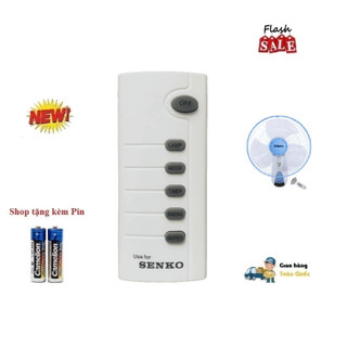 Remote điều khiển quạt Senko đa năng quạt cây quạt đứng quạt treo tường- Hàng đẹp mới 100% Tặng kèm Pin