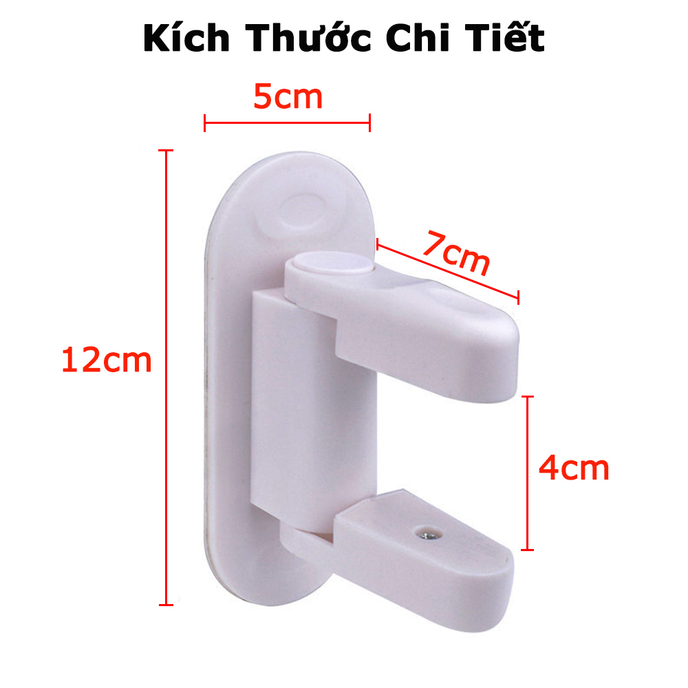 Dụng Cụ Khóa Cố Định Tay Nắm Cửa KUNBE Không Cần Khoan, An Toàn Chống Trộm Bảo Vệ Bé