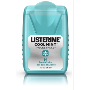 MIẾNG NGẬM Thơm Miệng LISTERINE Pocketpaks 72 Tiras - USA