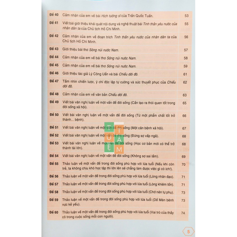 Sách - Những bài làm văn mẫu lớp 8