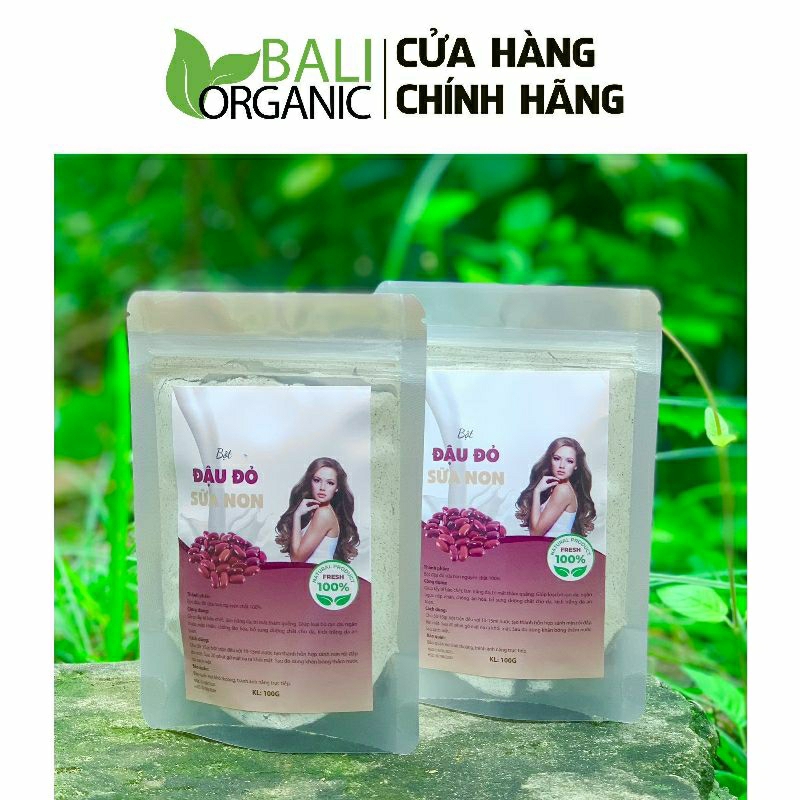 Ủ trắng đậu đỏ sữa non 100gr Bali organic