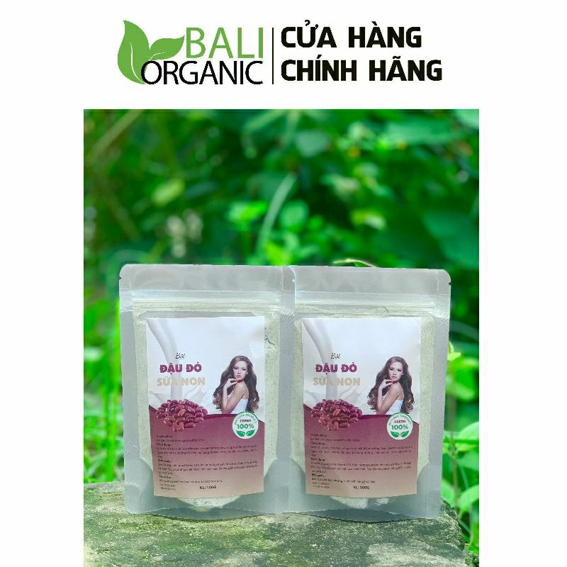 Ủ trắng đậu đỏ sữa non 100gr Bali organic