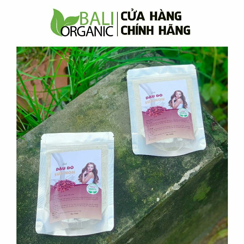 Ủ trắng đậu đỏ sữa non 100gr Bali organic