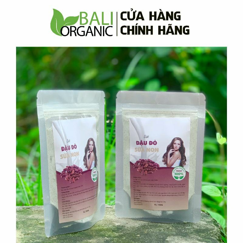 Ủ trắng đậu đỏ sữa non 100gr Bali organic