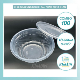 - tô nhựa 800ml pp trong có nắp, tô đựng hủ tiếu, tô đựng phở, tô đựng trái cây gọt sẵn,... kimbin