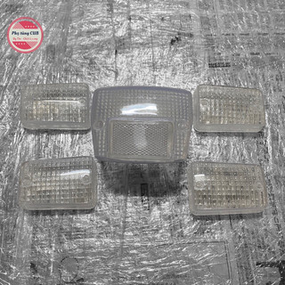 Nắp chụp xi nhan và nắp hậu màu trắng xe cub 82-84-Dd