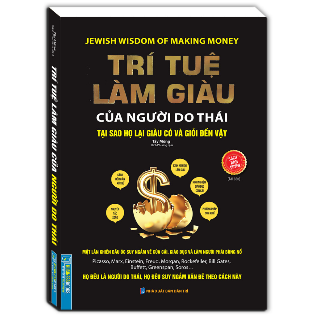 Sách - Businessbooks - Trí tuệ làm giàu của người Do thái (mềm) - tái bản