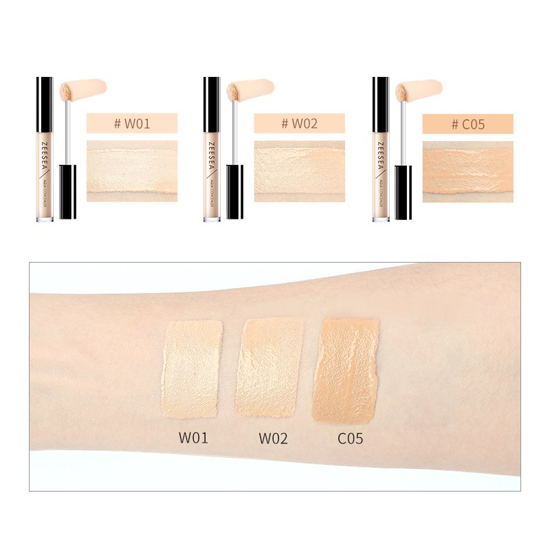 [NHẬP KHẨU] Kem Che Khuyết Điểm, Che Phủ Tự Nhiên ZEESEA Aqua, Mist Soft Focus Concealer 4g