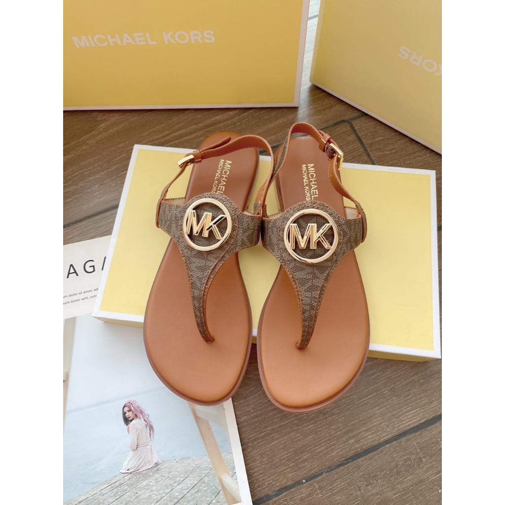 Giày Sandal Kẹp Canvas Khoá Mk
