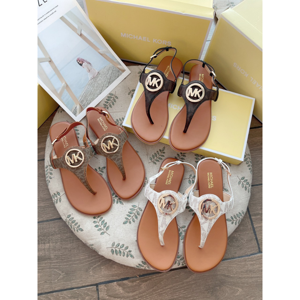 Giày Sandal Kẹp Canvas Khoá Mk