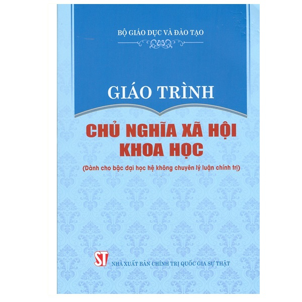 Sách - Giáo trình chủ nghĩa xã hội khoa học