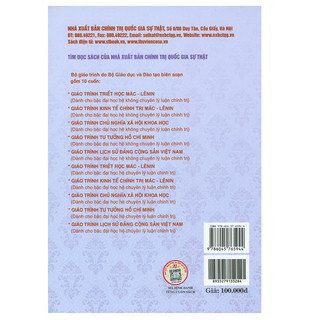 Sách - Giáo trình Triết học Mác – Lê nin