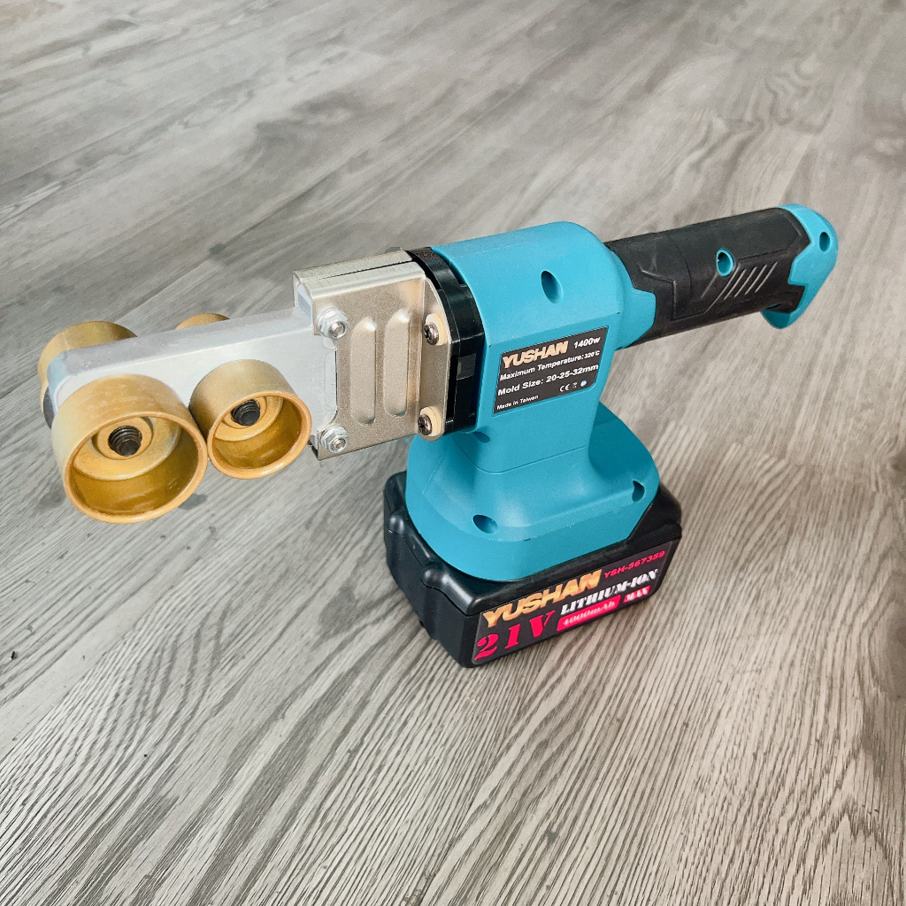 Máy Hàn Nhựa Dùng Pin Yushan 1400W 20/25/32mm Máy Hàn Ống Nóng Chảy PE/PPR/PB Nhiệt Độ Tối Đa 320 ℃, Dùng Chân Pin M21