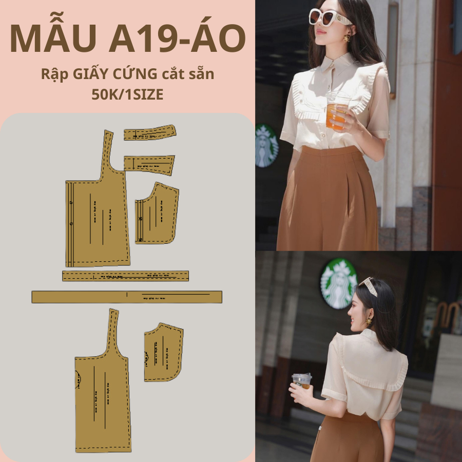 RẬP GIẤY CỨNG CẮT SẴN ÁO A19