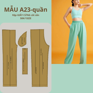 RẬP GIẤY CỨNG CẮT SẴN QUẦN A23