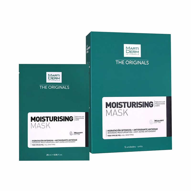 Mặt Nạ Siêu Dưỡng Ẩm MartiDerm The Originals Moisturising Mask - hộp 10 miếng Tieen's Cosmetic