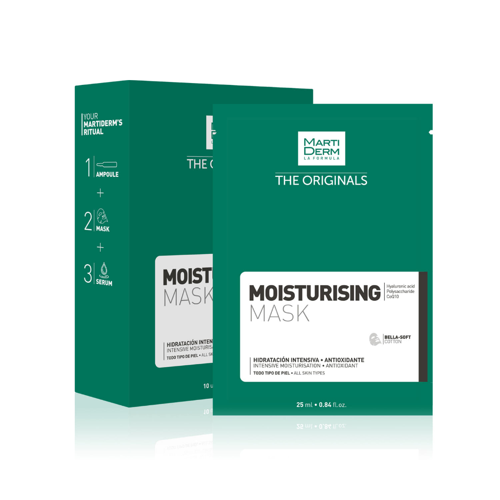 Mặt Nạ Siêu Dưỡng Ẩm MartiDerm The Originals Moisturising Mask - hộp 10 miếng Tieen's Cosmetic
