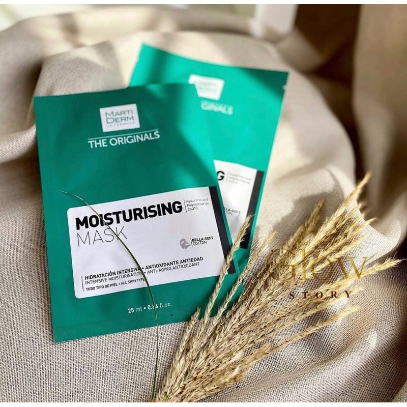 Mặt Nạ Siêu Dưỡng Ẩm MartiDerm The Originals Moisturising Mask - hộp 10 miếng Tieen's Cosmetic