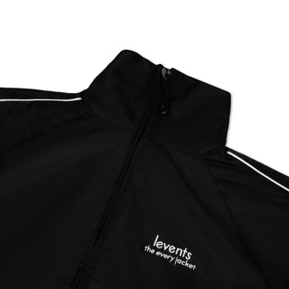 Áo khoác Levents Line Jacket/ Black Chất Dù Unisex Oversized