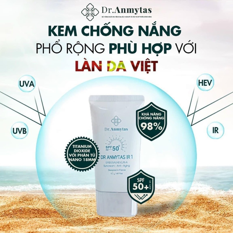 Kem chống nắng Dr.Anmytas IR 1