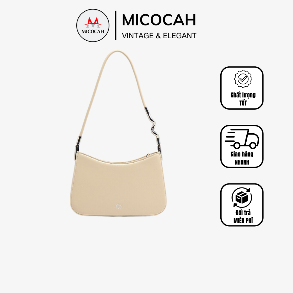 Túi Xách Nữ Kẹp Nách Đeo Vai MICOCAH Dáng Công Sở Thời Trang Phong Cách Vintage Da Cao Cấp Cực Đẹp MC157 - Micocah