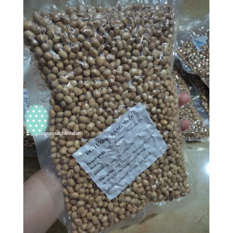 Hạt đỗ tương rang muối, đậu tương đậu nành rang sẵn