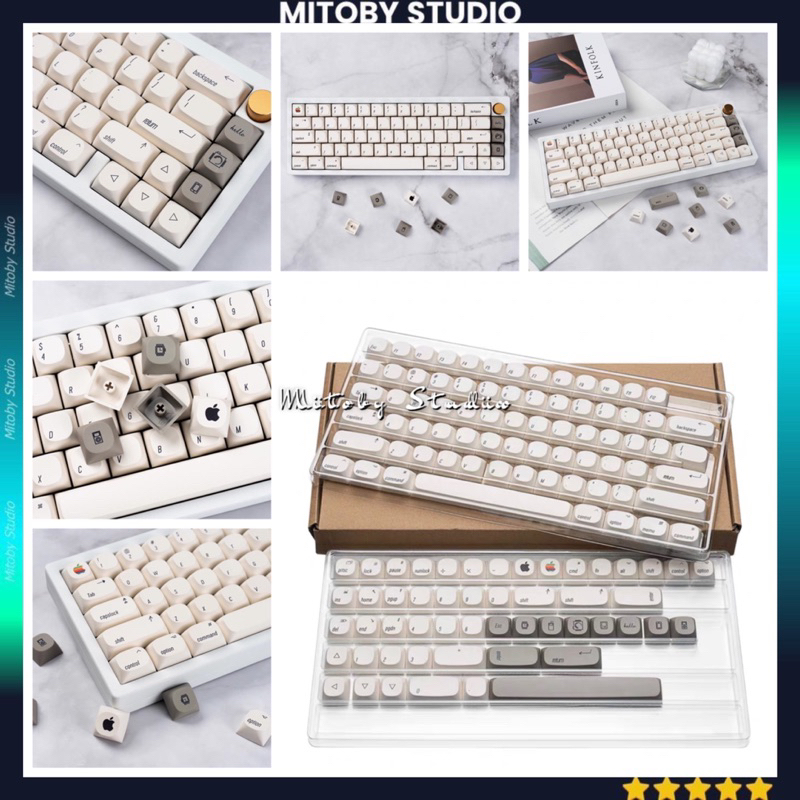 Keycap MA Máy Tính Profile chất liệu PBT dyesub dùng trên nhiều layout bàn phím cơ - Mitoby Studio