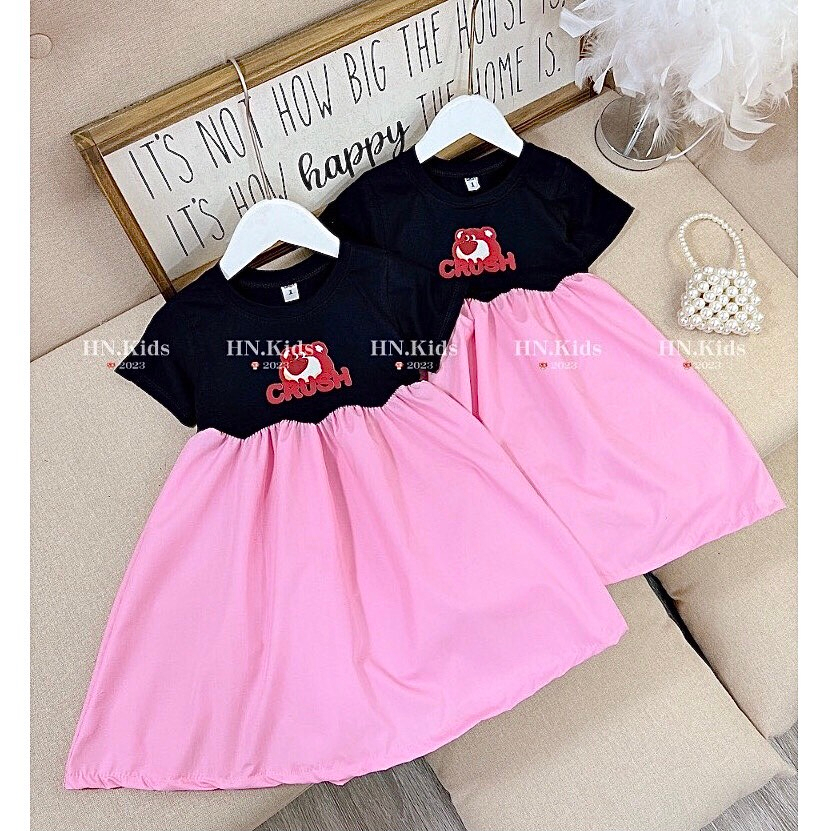 Váy gấu dâu lotso size 1 nhiều mã giá rẻ
