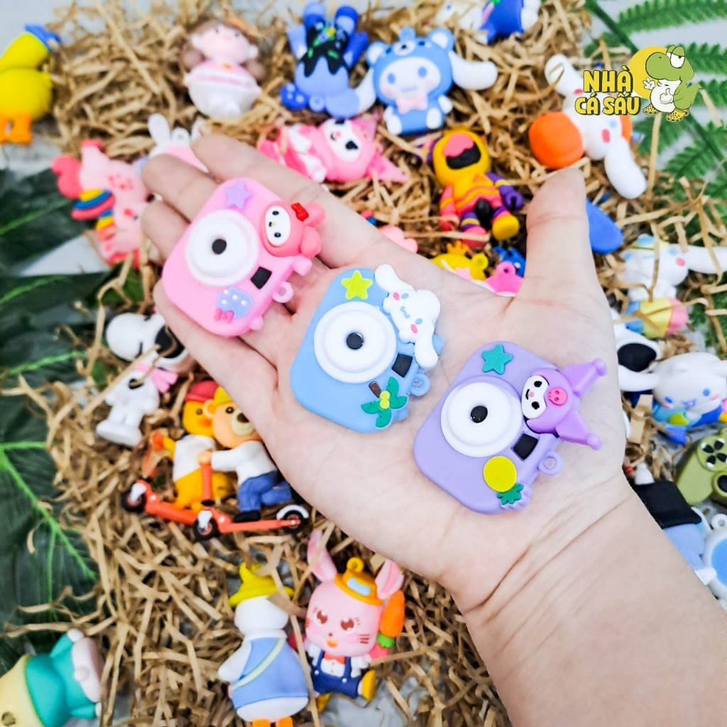 Jibbitz charms búp bê to gắn dép cross, charm sticker gắn dép cross - Nhà Cá Sấu